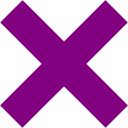 Purple x mark icon - Free purple x mark icons