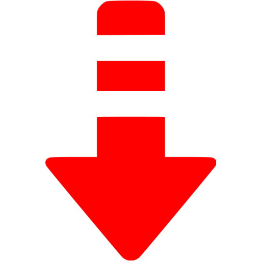 red down arrow transparent