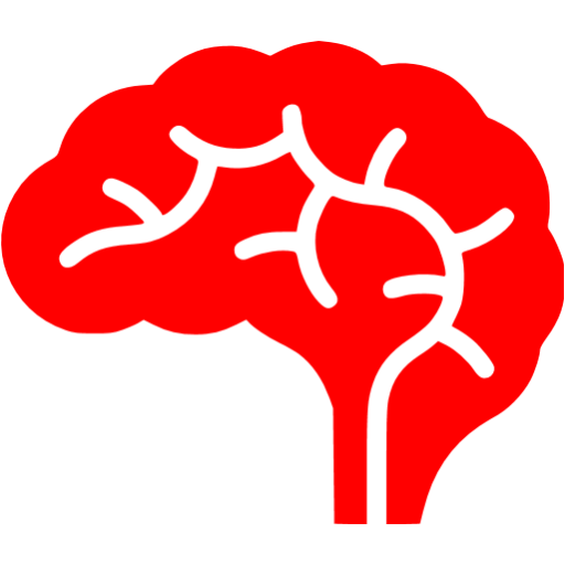 Red brain icon - Free red brain icons