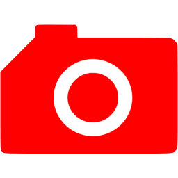 Red camera icon - Free red camera icons