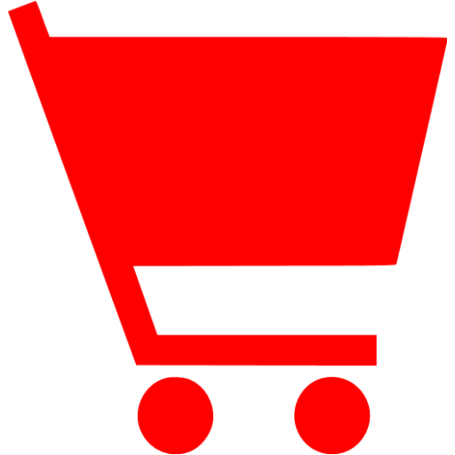 Red cart 70 icon - Free red cart icons