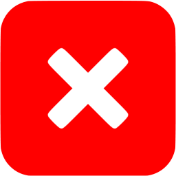 Red close window icon - Free red cancel icons
