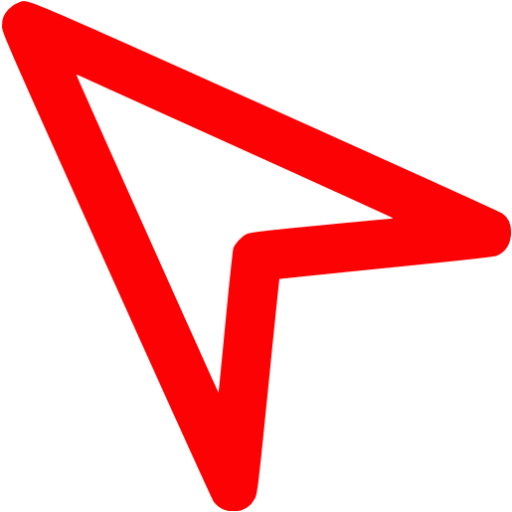 Fugtig valg træner Red cursor 3 icon - Free red cursor icons