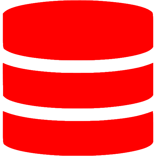 Red Database Icon Free Red Database Icons