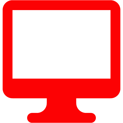 Red Desktop 2 Icon Free Red Desktop Icons
