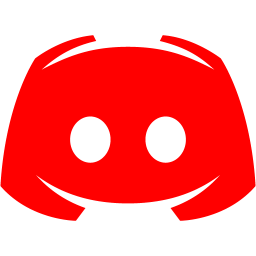 Red discord 2 icon - Free red site logo icons