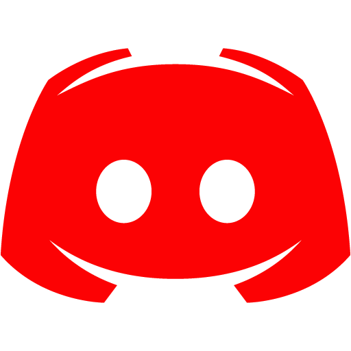 Red discord 2 icon - Free red site logo icons