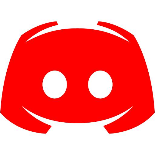 Red discord 2 icon - Free red site logo icons