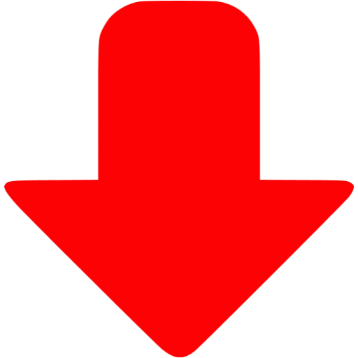 Red down icon - Free red arrow icons
