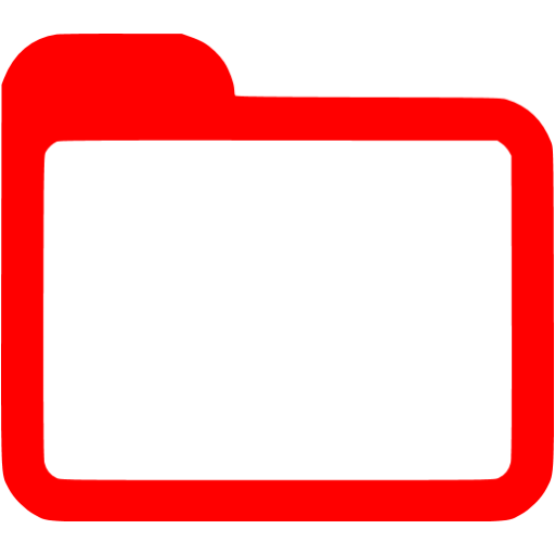 red closed and opened folder icon png