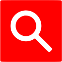 Red google web search icon - Free red google icons