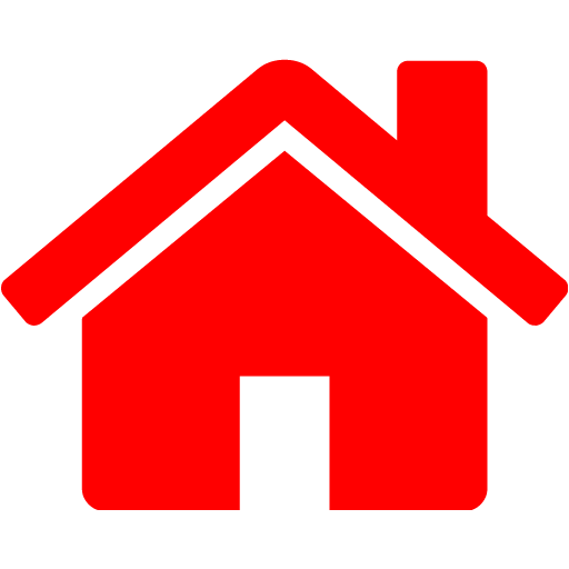 Red house icon - Free red house icons