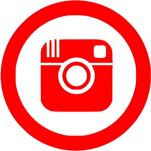Red Instagram 5 Icon Free Red Social Icons