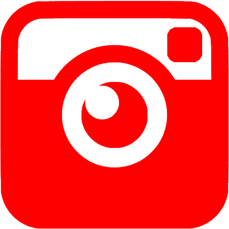 Red Instagram 6 Icon Free Red Social Icons