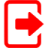 Red logout icon - Free red logout icons