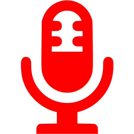 Red Microphone Icon Free Red Microphone Icons