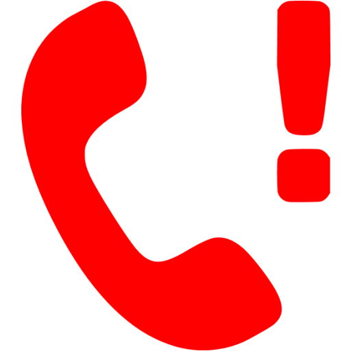 Red Missed Call Icon Free Red Phone Icons