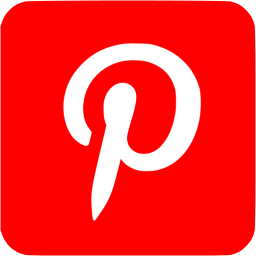 red pinterest logo