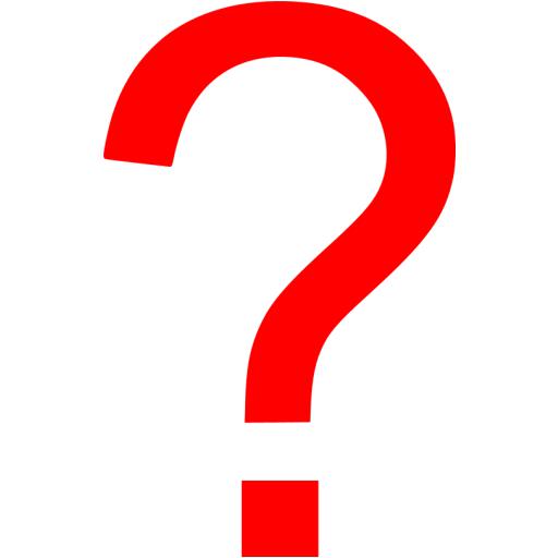 Red question mark 4 icon - Free red question mark icons