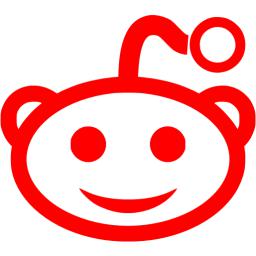 Red reddit icon - Free red site logo icons