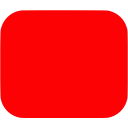 Red rounded rectangle icon - Free red rectangle icons