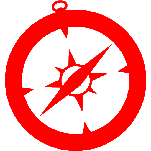 Red compass icon - Free red compass icons