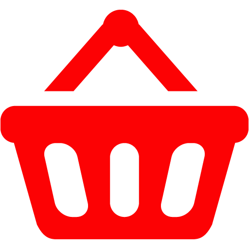 Red shopping basket icon 10eps Royalty Free Vector Image