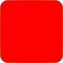 Red square rounded icon - Free red shape icons