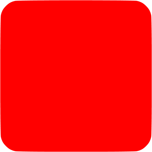 Red Square Rounded Icon Free Red Shape Icons