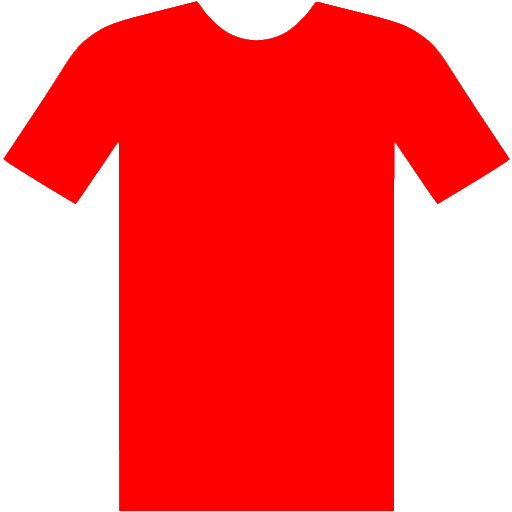 Red t shirt icon Free red clothes icons