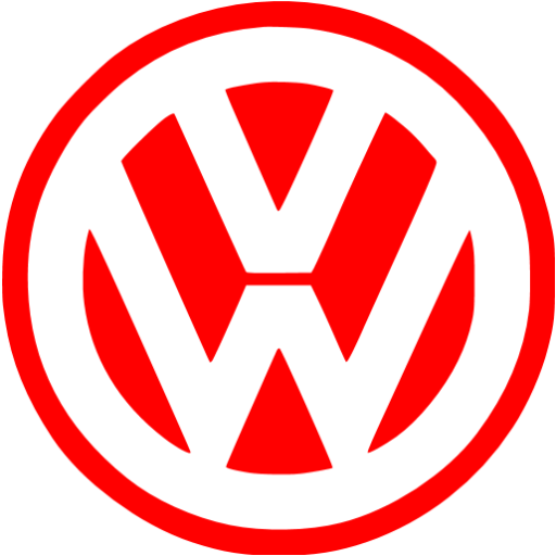 kasseapparat Putte miljø Red volkswagen icon - Free red car logo icons