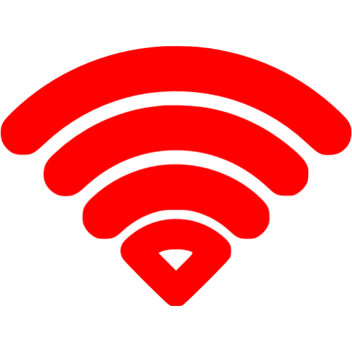 Red Wifi Icon Free Red Wifi Icons