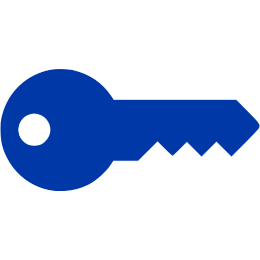 Blue key