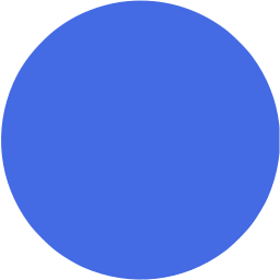 blue circle no background