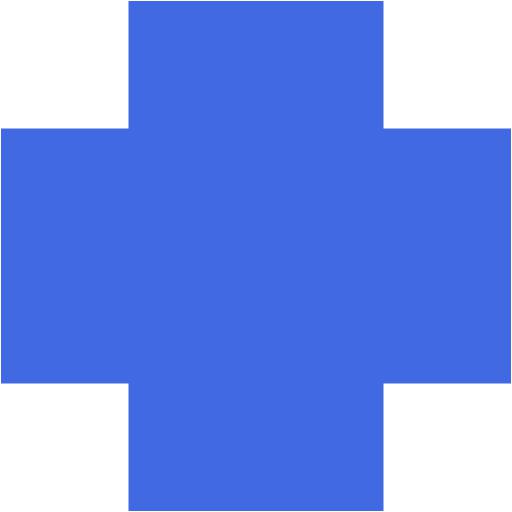 Royal Blue Cross Icon Free Royal Blue Plus Icons