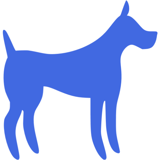 Royal blue dog 31 icon - Free royal blue animal icons