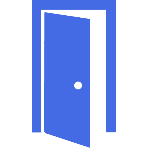 Royal Blue Door 9 Icon Free Royal Blue Door Icons