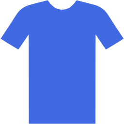 Royal blue t shirt icon - Free royal blue clothes icons