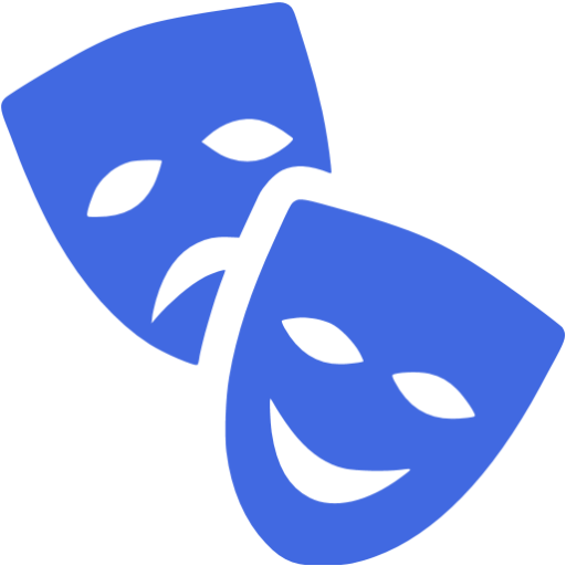 theatre logo masks