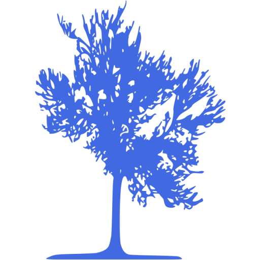 Royal blue tree 23 icon - Free royal blue tree icons