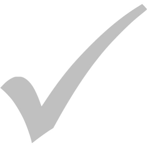 Silver check mark 3 icon - Free silver check mark icons