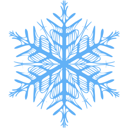 Tropical blue snowflake 37 icon - Free tropical blue snowflake icons