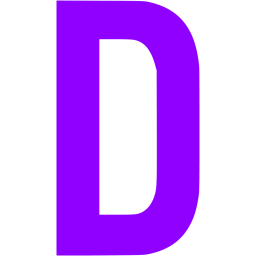 Violet letter d icon - Free violet letter icons