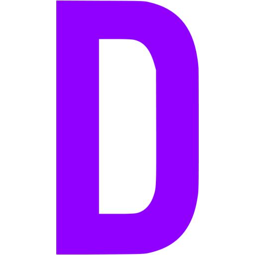 Violet letter d icon - Free violet letter icons