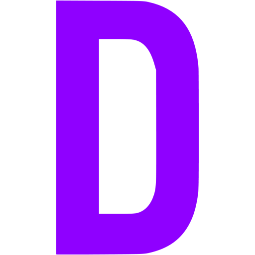 Violet letter d icon - Free violet letter icons