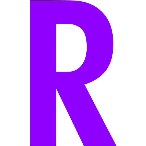 Violet letter r icon - Free violet letter icons