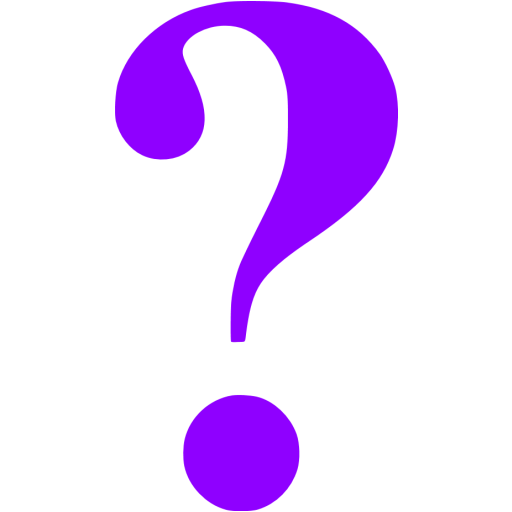 Violet question mark icon - Free violet question mark icons