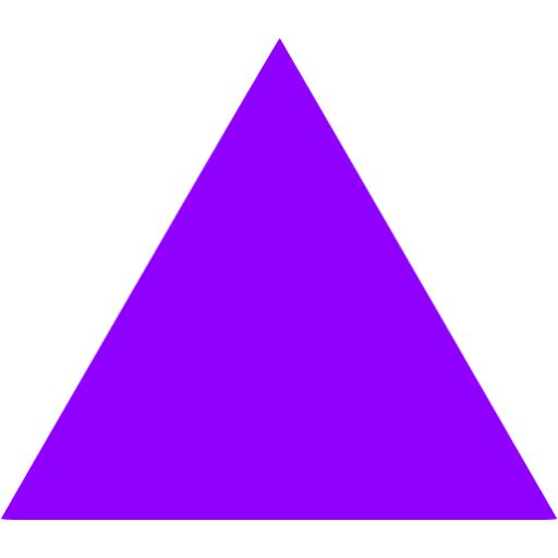 Violet triangle icon Free violet shape icons