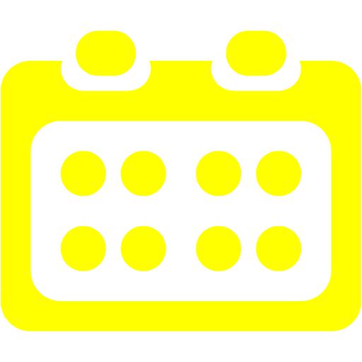 Yellow calendar 4 icon Free yellow calendar icons