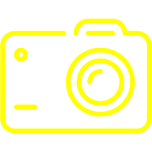 Yellow camera 6 icon - Free yellow camera icons